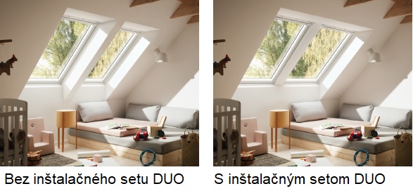 Velux set DUO porovnanie