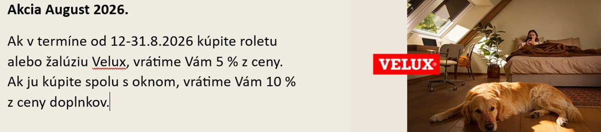 Velux akcia Velux akcia