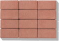 Premac Klasiko 6cm 20x10 cm červená