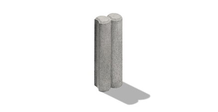 Premac obrubník Duopal 10x6x25 cm hnedá