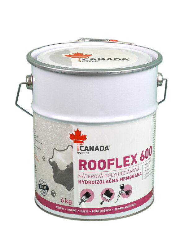 Canada Rubber ROOFLEX 600 - polyuretánová hydroizolačná membrána 25 kg Canada Rubber ROOFLEX 600 - polyuretánová hydroizolačná membrána 25 kg