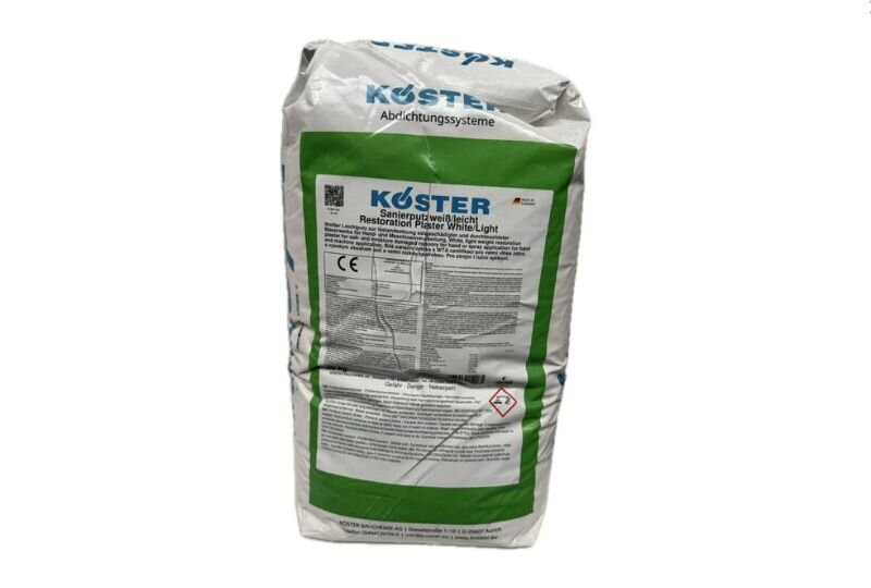 KÖSTER Restoration Plaster White/Light - sanačná omietka 20 kg KÖSTER Restoration Plaster White/Light - sanačná omietka 20 kg